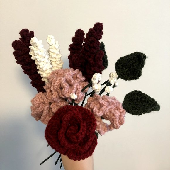 Large Crochet Flowers Bouquet - Mixed - Picture 2 of 2